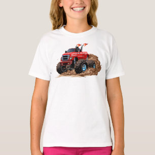 Camiseta Caminhão monstro de cartum
