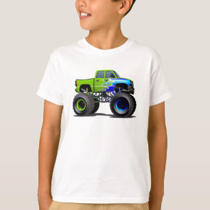 Camiseta Caminhão monstro de desenho animado