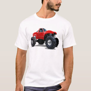 Camiseta Caminhão monstro de desenho animado
