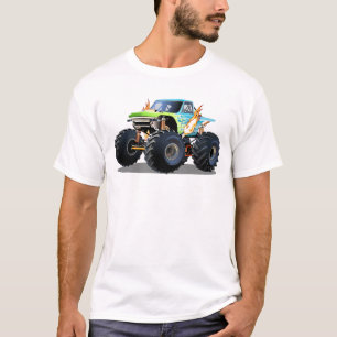 Camiseta Caminhão monstro de desenho animado
