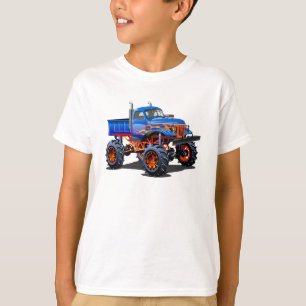 Camiseta Caminhão monstro de desenho animado