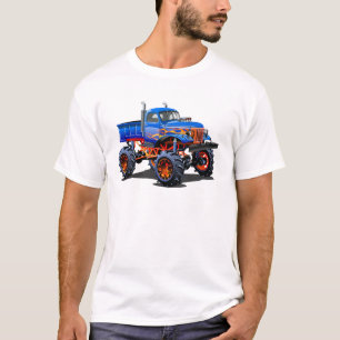 Camiseta Caminhão monstro de desenho animado