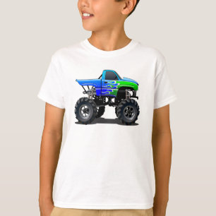 Camiseta Caminhão monstro de desenho animado