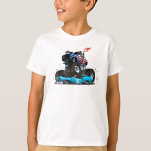 Camiseta Caminhão monstro de desenho animado