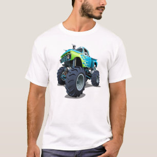 Camiseta Caminhão monstro de desenho animado