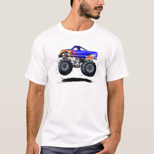 Camiseta Caminhão monstro de desenho animado