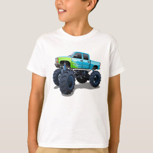 Camiseta Caminhão monstro de desenho animado