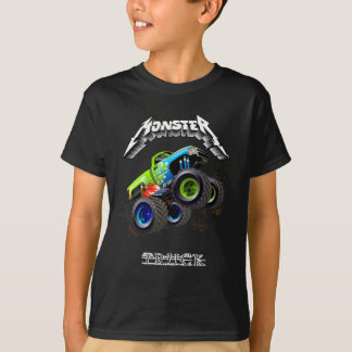 Camiseta Caminhão monstro de desenho animado