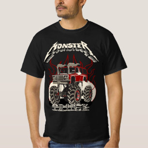 Camiseta Caminhão monstro de desenho animado