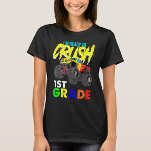 Camiseta Caminhão monstro de primeira classe I m pronto par