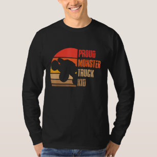 Camiseta Caminhão Monstro do Retro Vintage - Caminhão Monst