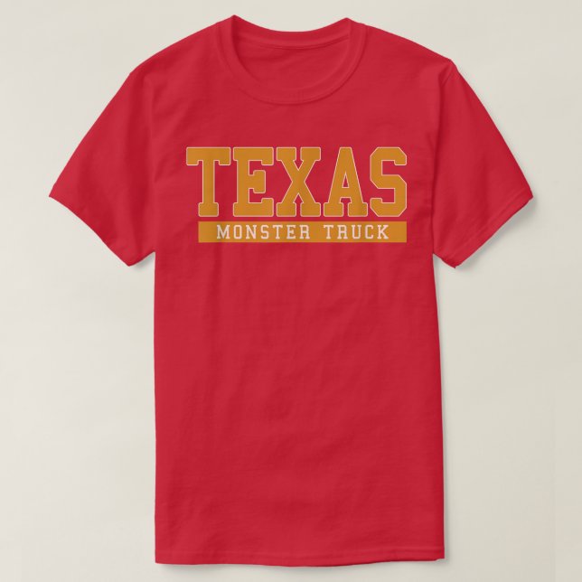 Camiseta Caminhão Monstro do Texas (Frente do Design)