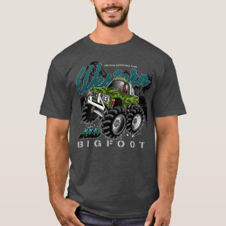 Camiseta Caminhão Monstro Ocidental