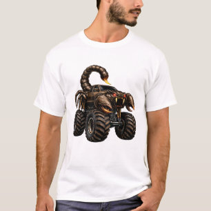 Camiseta Caminhão Monstro Off-Road Estilo Escorpião