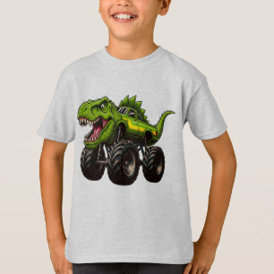 Camiseta Caminhão Monstro T-Rex