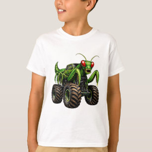 Camiseta Caminhão Monstro Todo-o-Terreno Estilo Louva-a-Deu