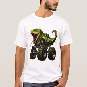 Camiseta Caminhão Monstro Víbora Venenosa