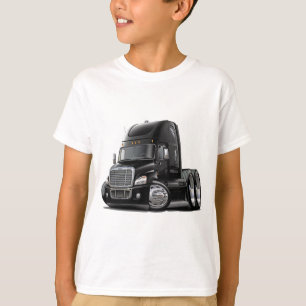 Camiseta Caminhão preto de Freightliner Cascadia