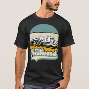 Camiseta Caminhão Semi Preso em Caminhos de Ferro Crestwoo