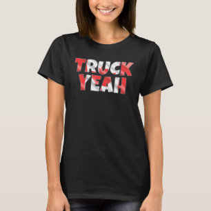 Camiseta Caminhão Sim, Canadá, Sinalizador de Liberdade 202