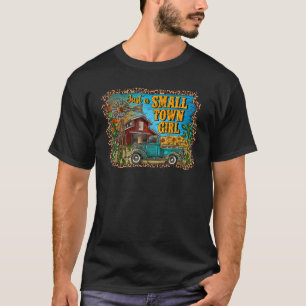 Camiseta Caminhão Sunflower Leopardo Apenas Pequena Cidade