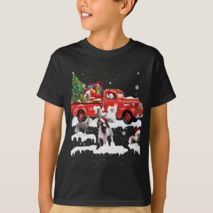 Camiseta Caminhão Vermelho Cerrado Chinês Feliz Natal X