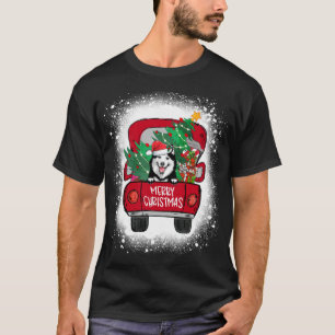 Camiseta Caminhão Vermelho Rouco Bonito Feliz Natal Sangrad