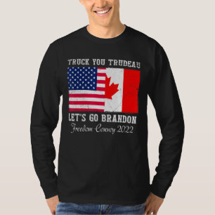 Camiseta Caminhão-Vos Trudeau, Canadá, Caminhão da Liberdad