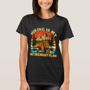 Camiseta Caminhar é plano de aposentadoria caminhada divert