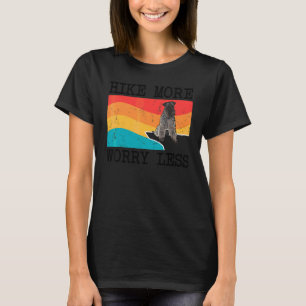 Camiseta Caminhar Mais Preocupar Menos Kerry Blue Terrier G