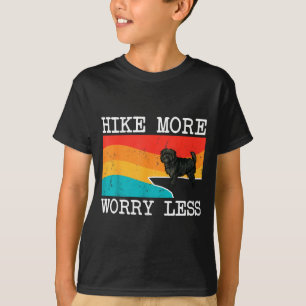Camiseta Caminhar mais se preocupar menos gráfico de affenp