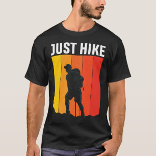 Camiseta caminhar na montanha