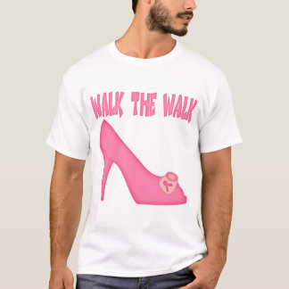 Camiseta Caminhar o Cancer