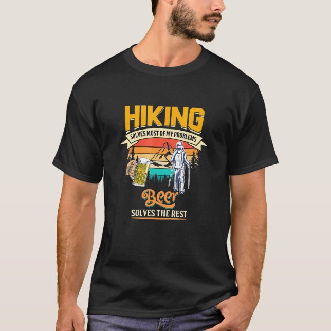Camiseta Caminhar Resolve A Maioria Dos Meus Problemas Vint (Frente)
