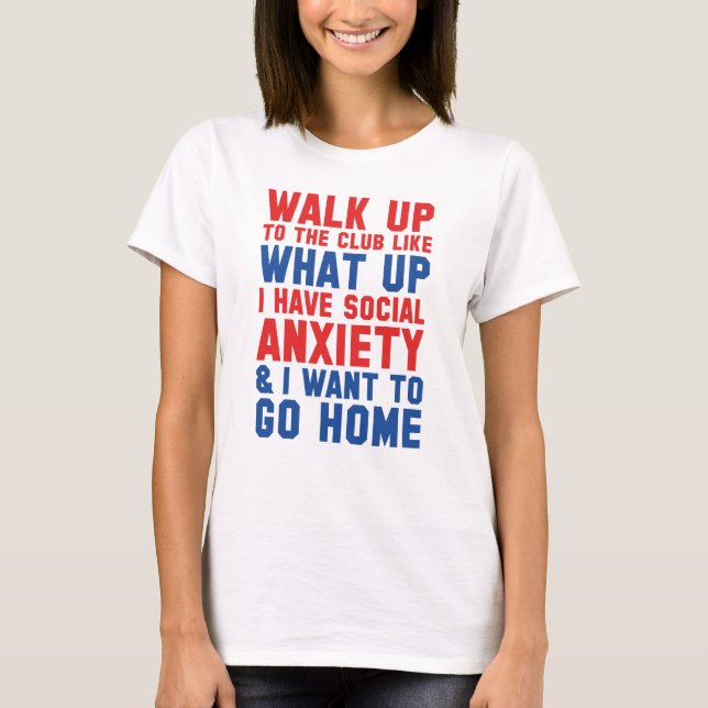 Camiseta Caminhe Até O Clube (Frente)