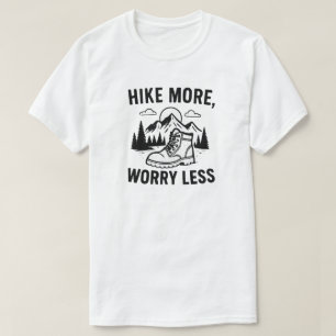Camiseta Caminhe Mais Preocupada Menos Caminhada