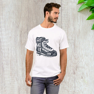 Camiseta Caminhe Mais, Preocupe Menos