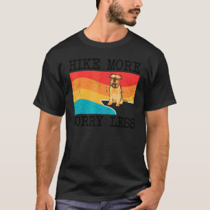 Camiseta Caminhe Mais Preocupe Menos Bruxelas Griffon Gráfi