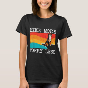 Camiseta Caminhe mais, se preocupe menos entlebucher mounta