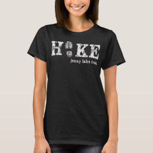 Camiseta Caminhe pelo lago Jenny Trail Grand Teton National