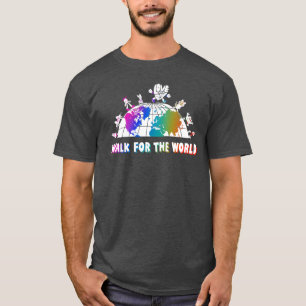 Camiseta Caminhe pelo mundo com amor na baía