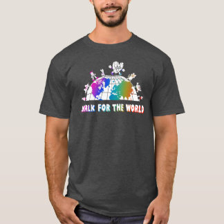 Camiseta Caminhe pelo mundo com amor na baía