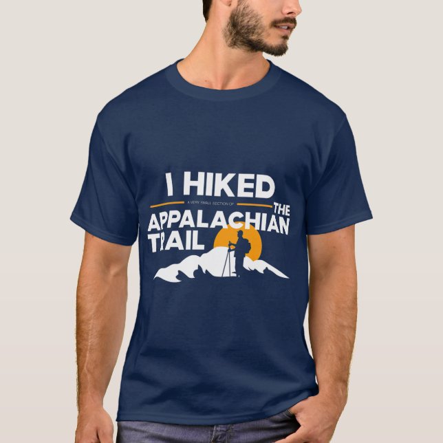 Camiseta Caminhei uma pequena parte da trilha Appalachian (Frente)