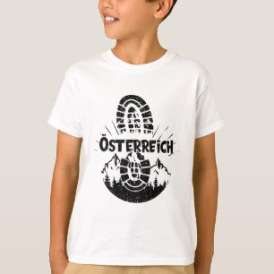 Camiseta Caminheiro Áustria Caminhada Áustria Férias