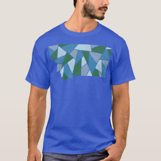 Camiseta Caminho alpino de Montana Mosaico