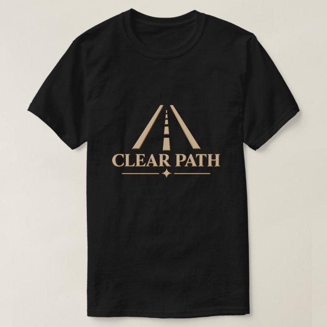 CAMISETA CAMINHO CLARO (Frente do Design)