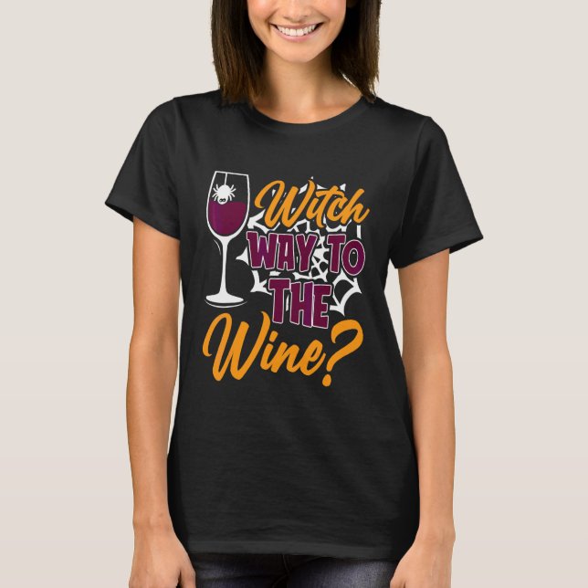 Camiseta Caminho Da Bruxa Para O Vinho (Frente)