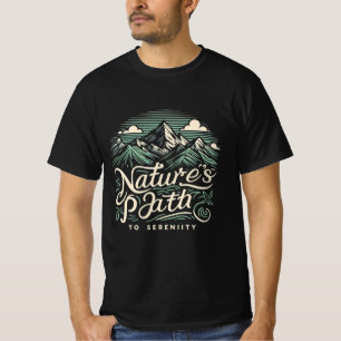 Camiseta Caminho da Natureza para a Serenidade - Montanha C