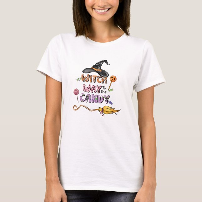 Camiseta Caminho das Bruxas para o Doces (Frente)