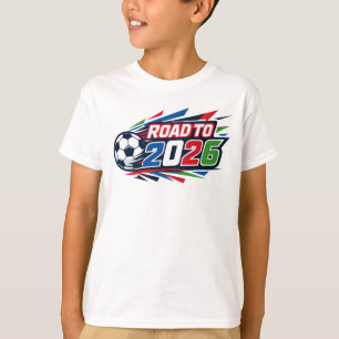 Camiseta Caminho das Crianças para a Copa do Mundo de 2026